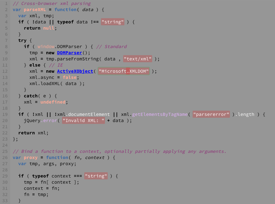 MagicWB (amiga) code syntax highlighting example